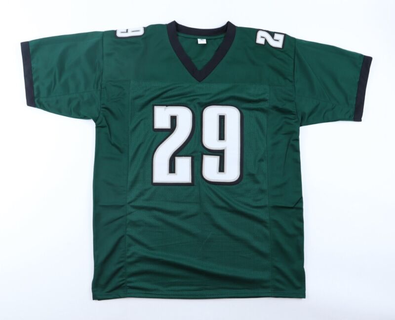 LEGARRETTE BLOUNT SIGNED AUTOGRAPHED PHILLY EAGLES CUSTOM JERSEY BECKETT COA