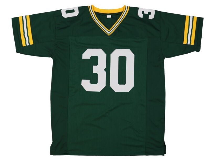 JOHN KUHN SIGNED AUTOGRAPHED GREEN BAY PACKERS CUSTOM JERSEY PSA COA