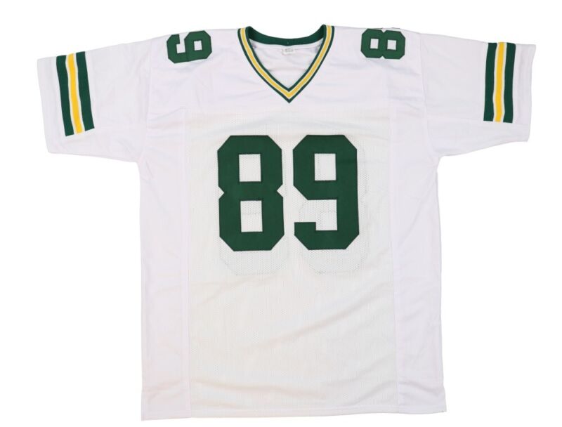 DAVE ROBINSON SIGNED AUTOGRAPHED GREEN BAY PACKERS CUSTOM JERSEY PSA COA