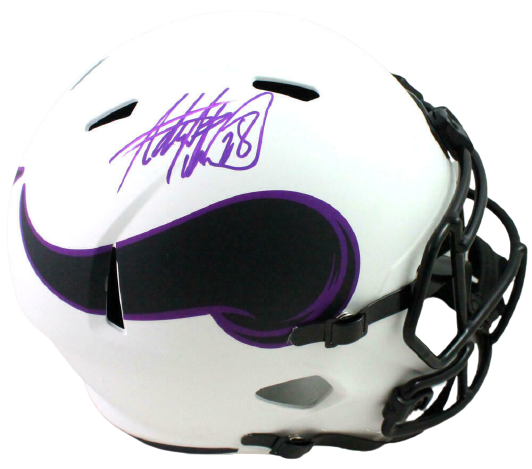 Adrian Peterson Minnesota Vikings Signed Lunar Speed F/S Helmet- (BAS COA), , 