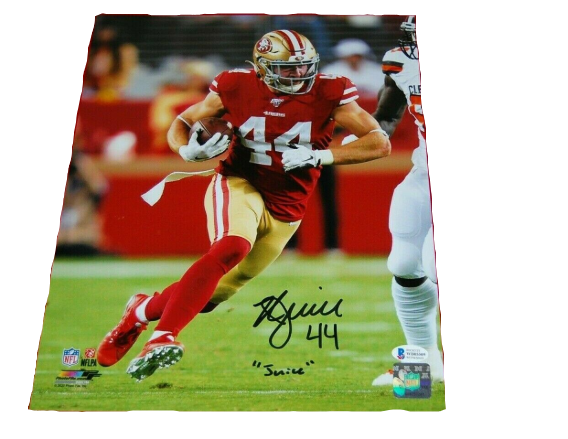 Kyle Juszczyk San Francisco 49ers Signed 11x14 Photo 1 (BAS COA)