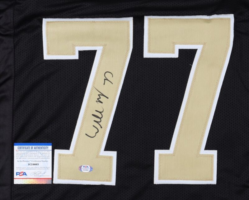 WILLIE ROAF SIGNED AUTOGRAPHED NEW ORLEANS SAINTS CUSTOM JERSEY PSA COA
