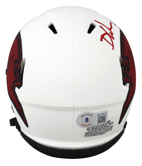 Devin White Tampa Bay Buccaneers Signed Authentic Lunar Speed Mini Helmet (BAS COA)