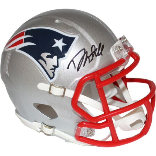 Danny Amendola Signed New England Patriots Speed Mini Helmet Beckett 42410