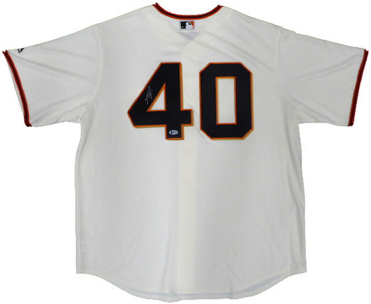 Madison Bumgarner San Francisco Giants Signed Cream Majestic Cool Jersey (BAS COA)