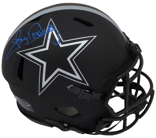 Tony Dorsett Dallas Cowboys Autographed Eclipse Full Size Helmet Beckett WE12149 BAS COA