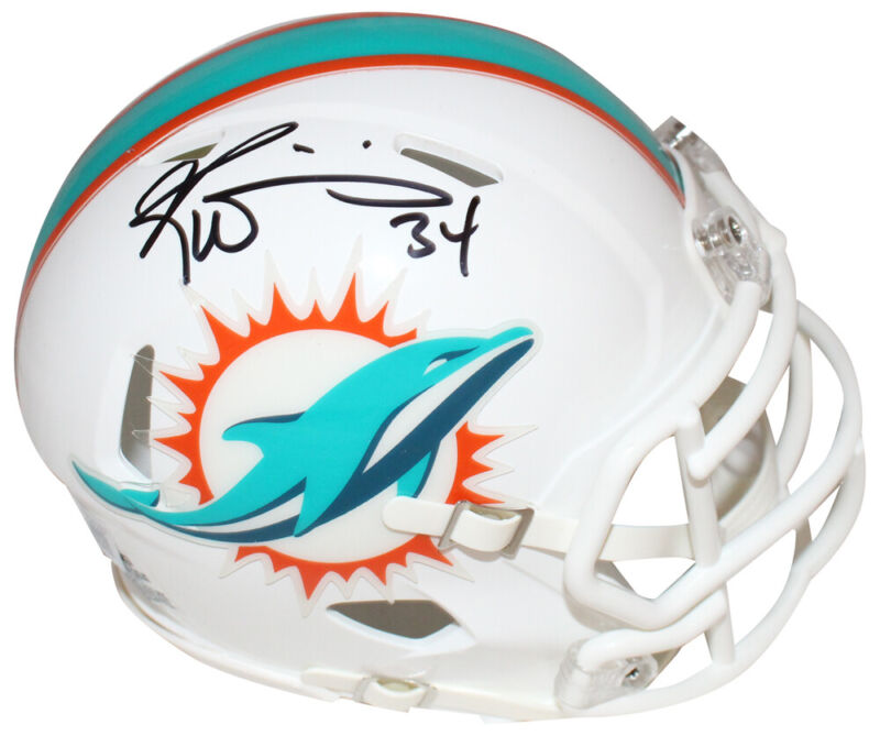 Ricky Williams Autographed Miami Dolphins Speed Mini Helmet Beckett 40673