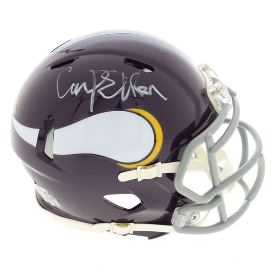 CARL ELLER SIGNED AUTOGRAPHED MINNESOTA VIKINGS MINI HELMET JSA COA