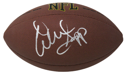 Warren Sapp Tampa Bay Buccaneers Signed Wilson Super Grip Full Size NFL Football (SCHWARTZ)