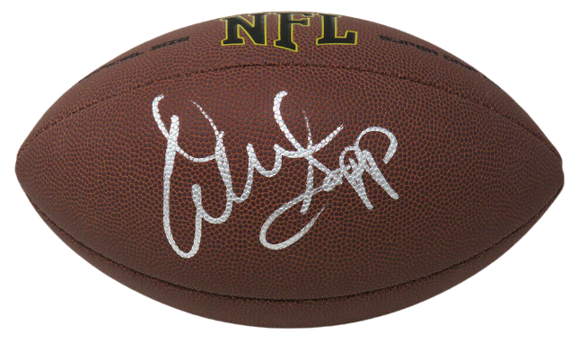 Warren Sapp Tampa Bay Buccaneers Signed Wilson Super Grip Full Size NFL Football (SCHWARTZ)