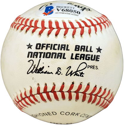 Eddie Sawyer Philadelphia Phillies Signed NL Baseball V68050 (BAS COA)