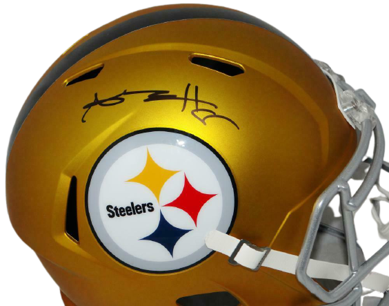 Antonio Brown Pittsburgh Steelers Signed Pittsburgh Steelers Blaze Speed Full-sized Helmet (JSA COA)