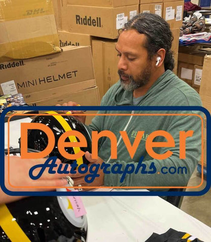 Troy Polamalu Signed Pittsbugh Steelers Authentic Speed Helmet HOF BAS 34125