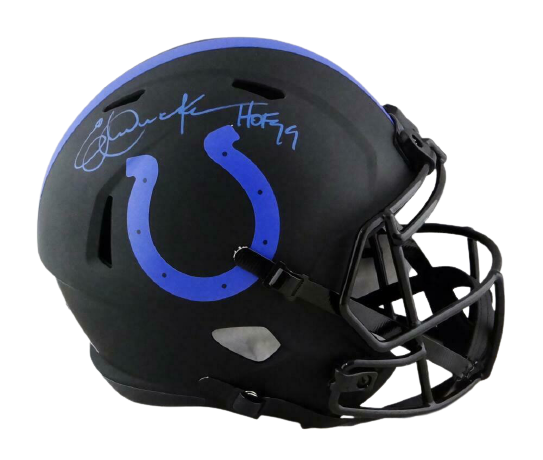 Eric Dickerson Indianapolis Colts Signed F/S Eclipse Speed Replica Helmet w/HOF (BAS COA)