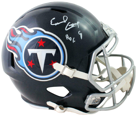 Earl Campbell Tennessee Titans Signed Full Size Speed Helmet w/HOF (JSA COA)