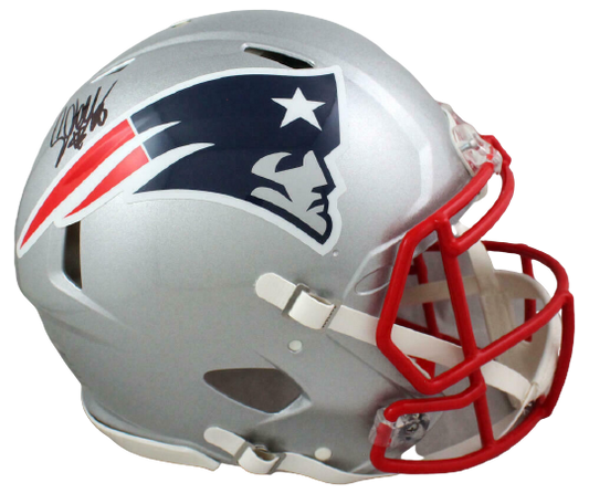 Corey Dillon New England Patriots Signed Patriots Full-sized Speed Authentic Helmet (PSA COA)