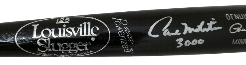 Paul Molitor Milwaukee Brewers Signed Louisville Slugger Bat "3000" 163878 "(JSA COA)