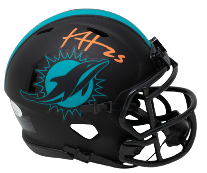 Xavien Howard Miami Dolphins Signed Mini Speed Replica Eclipse Helmet (JSA COA)