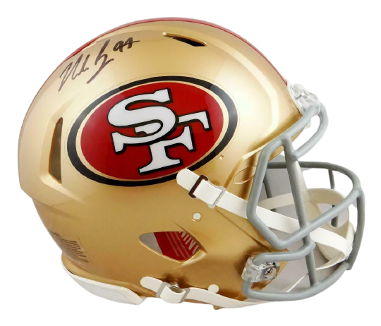Nick Bosa	San Francisco 49ers Signed San Francisco 49ers Full-sized Speed Authentic Helmet (BAS COA)