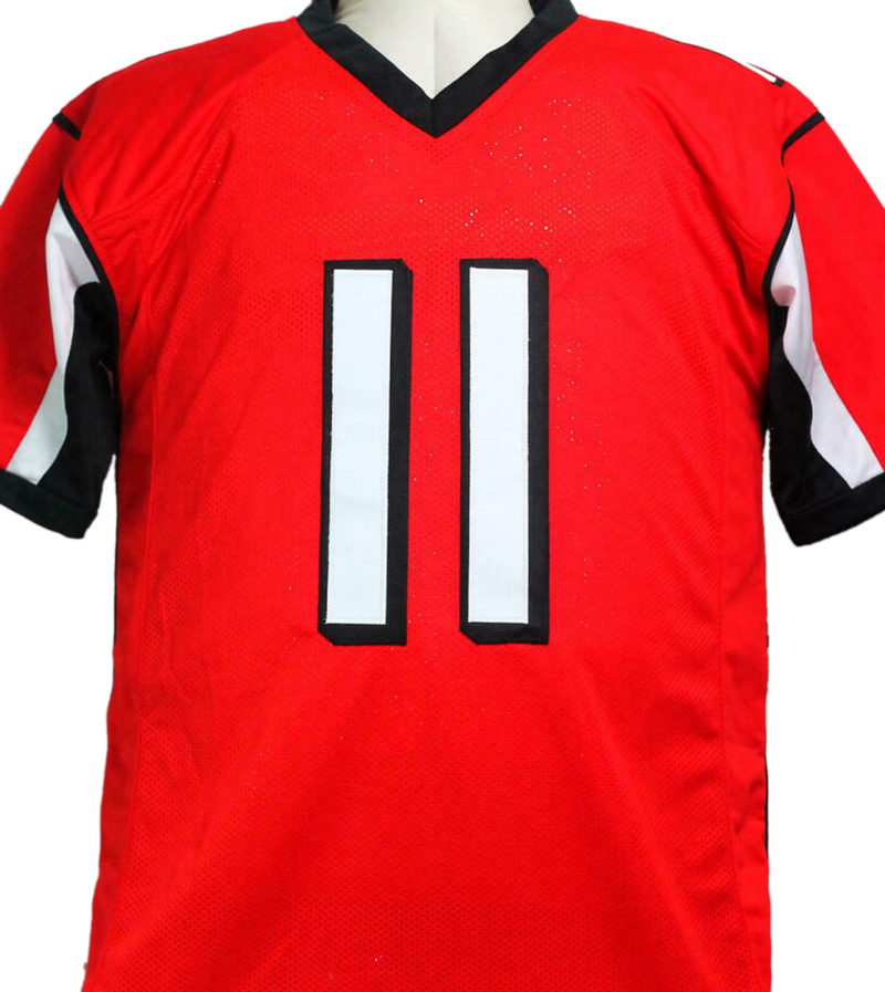 Julio Jones Autographed 2019 Red Pro Style Jersey (BAS COA)