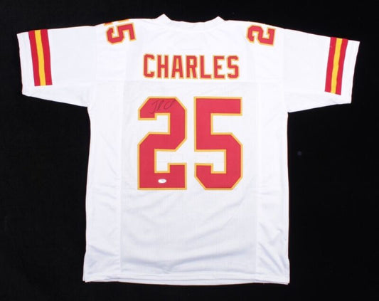 JAMAAL CHARLES SIGNED AUTOGRAPHED KANSAS CITY CHIEFS CUSTOM JERSEY PSA COA