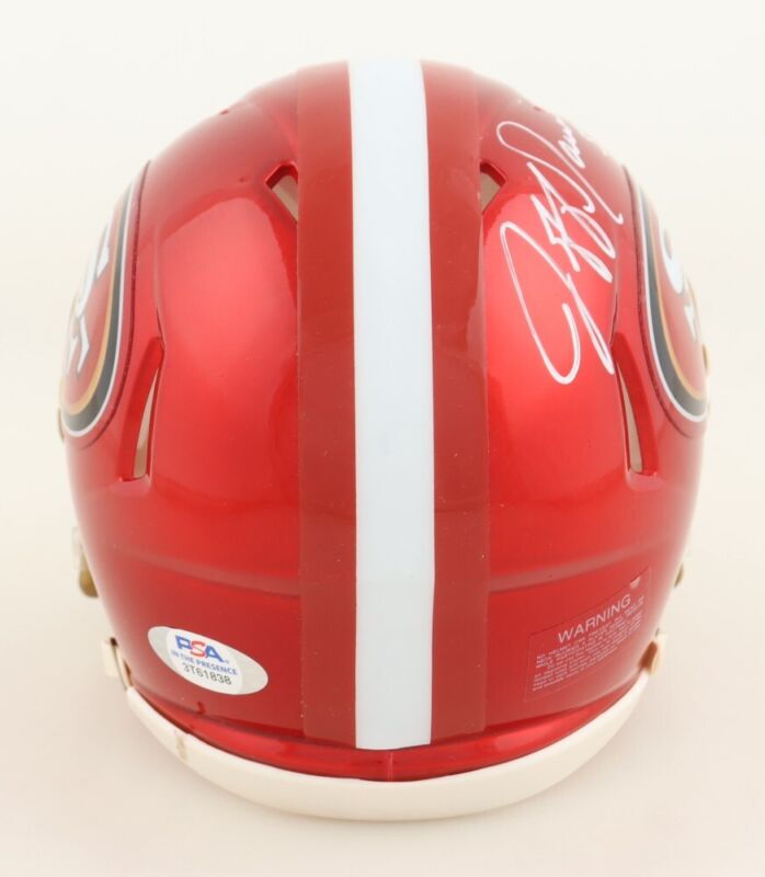 JEFF GARCIA AUTOGRAPHED SAN FRANCISCO 49ERS FLASH MINI HELMET PSA COA