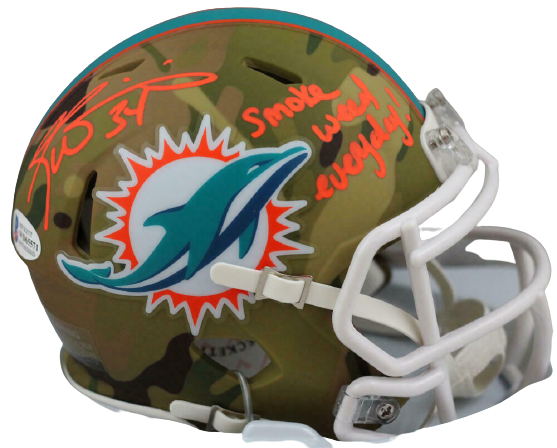 Ricky Williams Miami Dolphins Signed Dolphins AMP Speed Mini