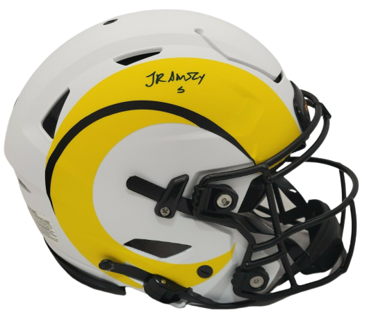 Los Angeles Rams White Matte Authentic Speed Helmet New In Box