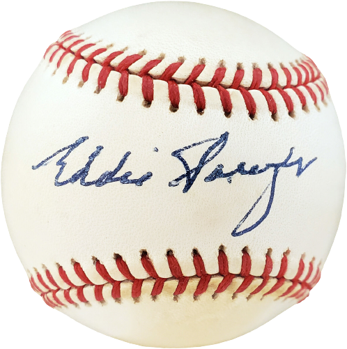 Eddie Sawyer Los Angeles Dodgers Signed NL Baseball, Reds #D27222 PSA/DNA COA (Brooklyn)
