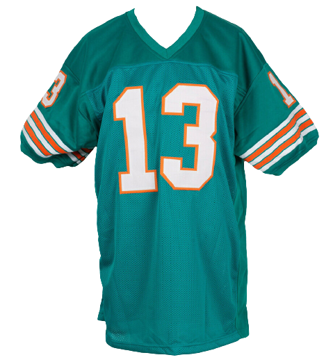 Jake Scott Miami Dolphins Signed Custom Teal Pro Style Football Jersey MVP SB VII (BAS COA)