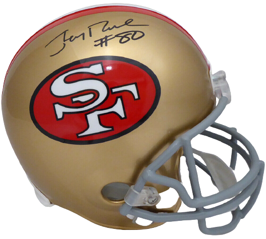 Jerry Rice San Francisco 49ers Signed Autographed Red #80 Jersey –