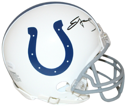 Edgerrin James Indianaoplis Colts Signed Mini Helmet 28257 JSA COA (Baltimore)