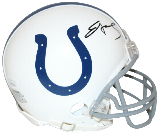 Edgerrin James Indianaoplis Colts Signed Mini Helmet 28257 JSA COA (Baltimore)