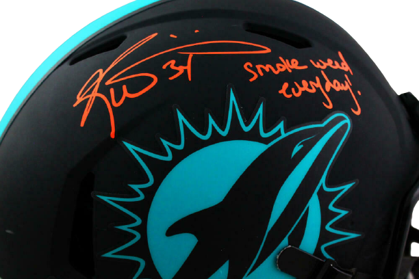 Ricky Williams Miami Dolphins Signed F/S Eclipse Authentic Helmet w/SW —  Ultimate Autographs