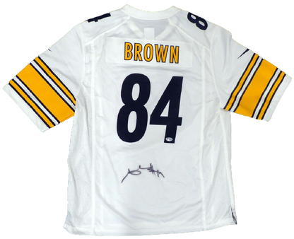 Antonio Brown Pittsburgh Steelers Signed White Nike Jersey Size XL 126636 (BAS COA)