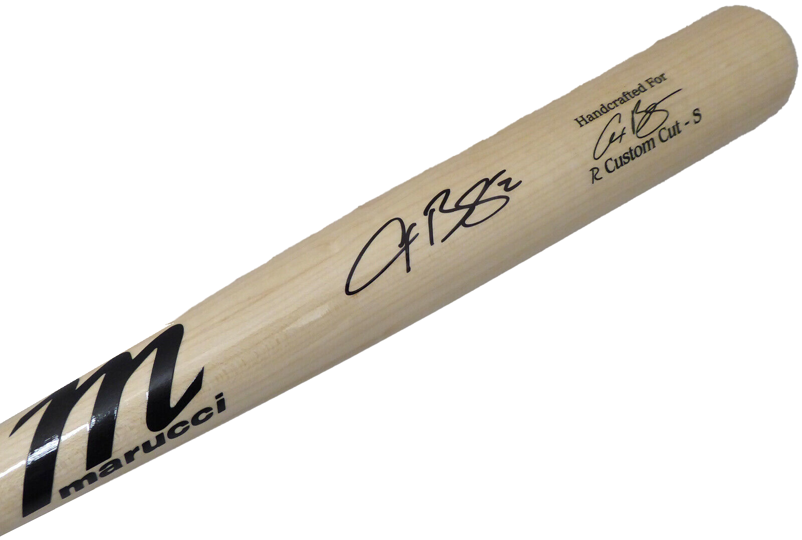 Alex Bregman Autographed Blonde Marucci Player Model Bat Houston