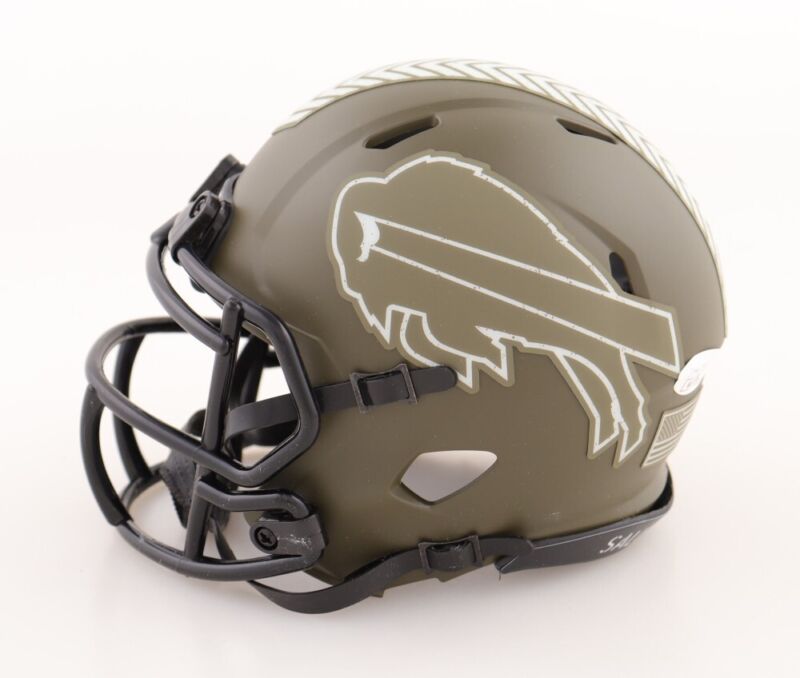 OJ SIMPSON AUTOGRAPHED BUFFALO BILLS STS MINI HELMET JSA COA