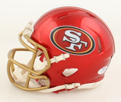 JEFF GARCIA AUTOGRAPHED SAN FRANCISCO 49ERS FLASH MINI HELMET PSA COA