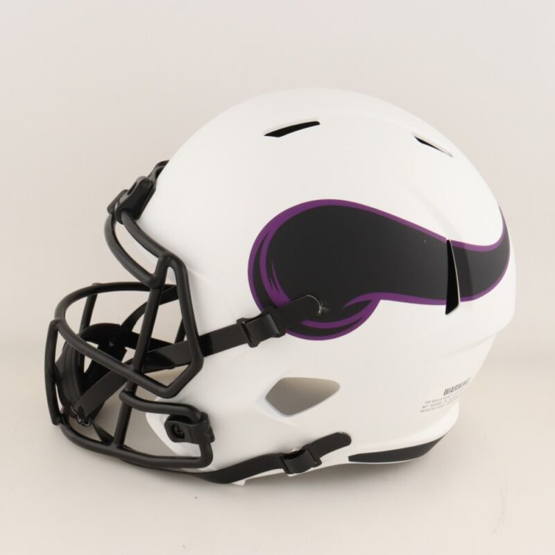 ANTHONY CARTER AUTOGRAPHED MINNESOTA VIKINGS LUNAR SPEED REPLICA HELMET JSA COA