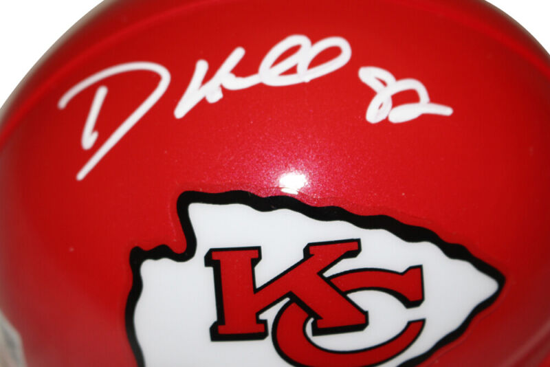 Dante Hall Autographed Kansas City Chiefs VSR4 Mini Helmet Beckett 35568
