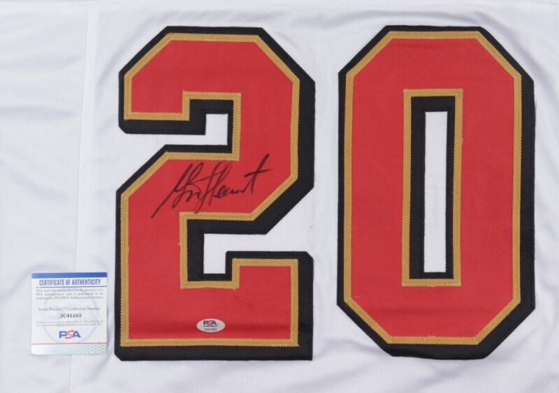 GARRISON HEARST SIGNED AUTOGRAPHED SAN FRANCISCO 49ERS CUSTOM JERSEY PSA COA