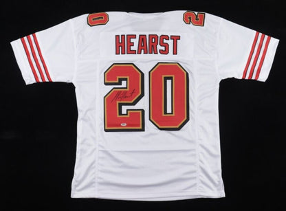 GARRISON HEARST SIGNED AUTOGRAPHED SAN FRANCISCO 49ERS CUSTOM JERSEY PSA COA