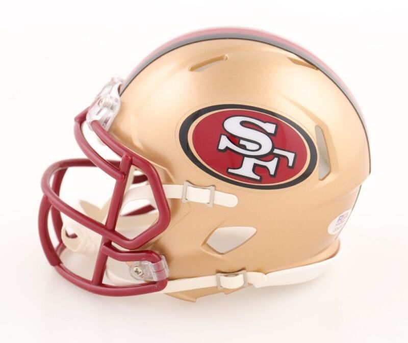 GARRISON HEARST AUTOGRAPHED SAN FRANCISCO 49ERS MINI HELMET PSA COA