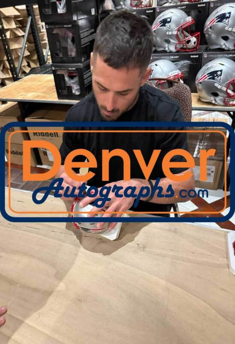 Danny Amendola Signed New England Patriots Speed Mini Helmet Beckett 42410