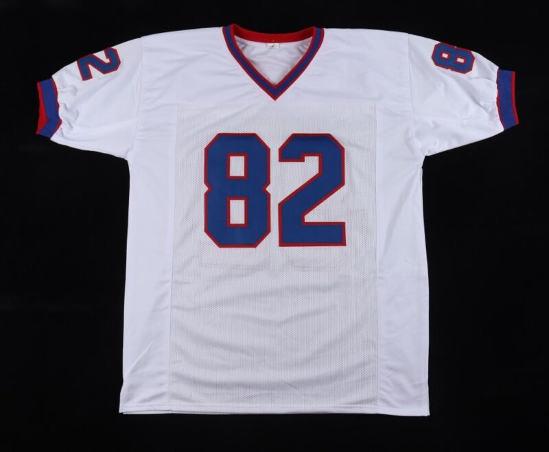DON BEEBE SIGNED AUTOGRAPHED BUFFALO BILLS CUSTOM JERSEY JSA COA