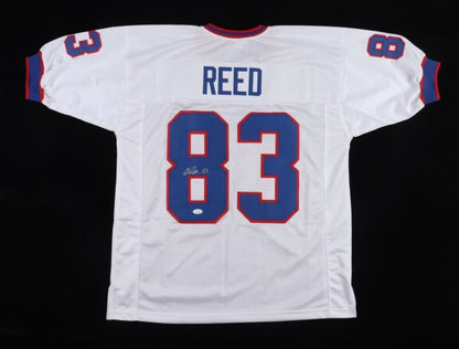 ANDRE REED SIGNED AUTOGRAPHED BUFFALO BILLS CUSTOM JERSEY JSA COA