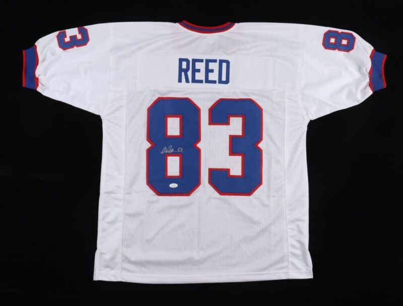 ANDRE REED SIGNED AUTOGRAPHED BUFFALO BILLS CUSTOM JERSEY JSA COA
