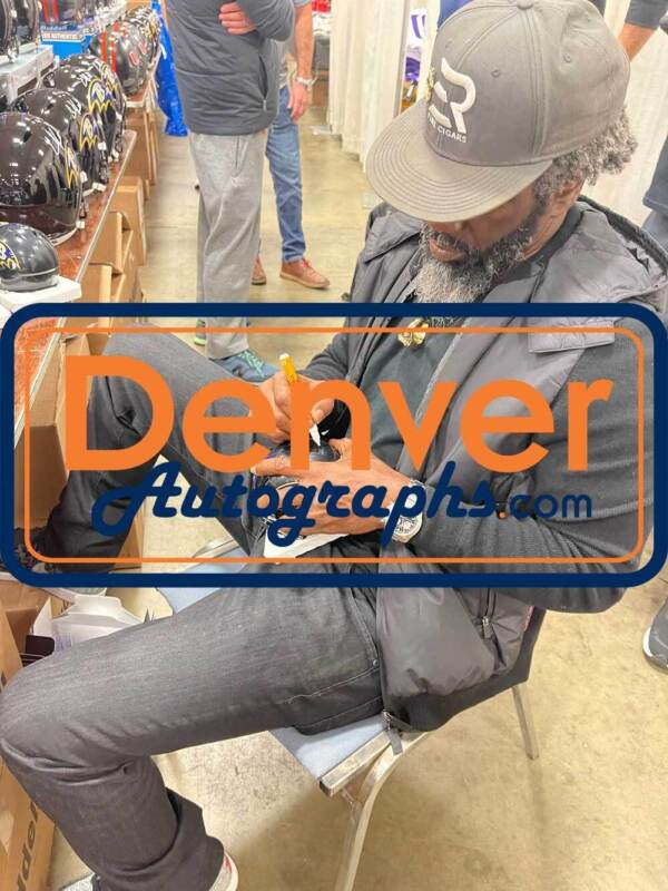 Ed Reed Autographed Baltimore Ravens Speed Mini Helmet BAS 39877