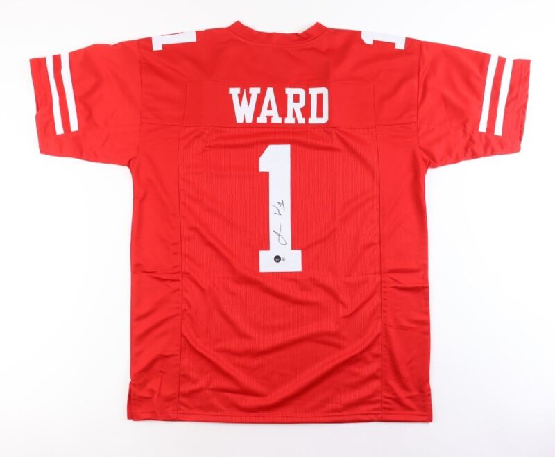 JIMMIE WARD SIGNED AUTOGRAPHED SAN FRANCISCO 49ERS CUSTOM JERSEY BECKETT COA