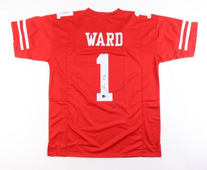 JIMMIE WARD SIGNED AUTOGRAPHED SAN FRANCISCO 49ERS CUSTOM JERSEY BECKETT COA